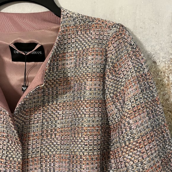 Emporio Armani Tweed Coat (NWT) - Picture 6 of 15